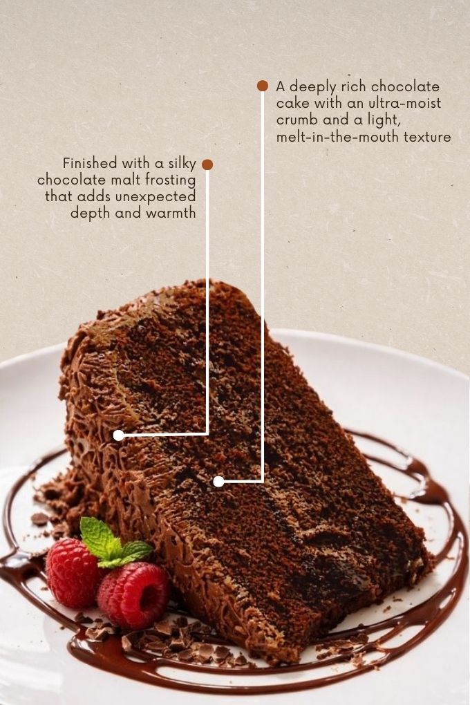 Moist Chocolate Malt Cake with Ovaltine Frosting 2 Moist Chocolate Malt Cake with Ovaltine Frosting Moist Chocolate Cake with Ovaltine Frosting features